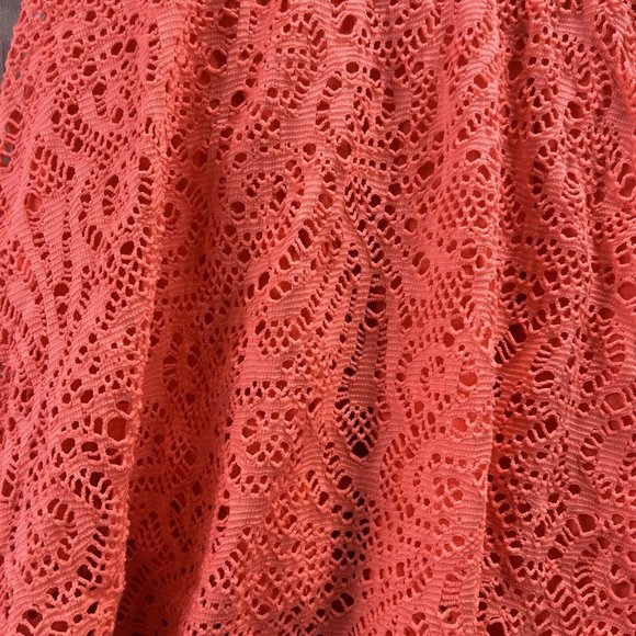 Aeropostale Women Mini Skirt Size M Color Orange - Picture 7 of 9